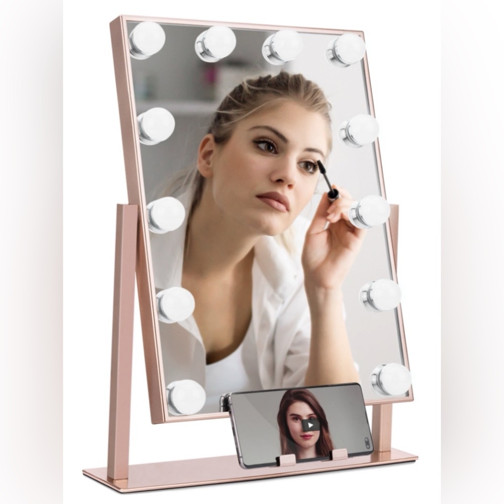 ❌SOLD❌Hollywood Make-Up Vanity Mirror with Cell Phone Cradle
